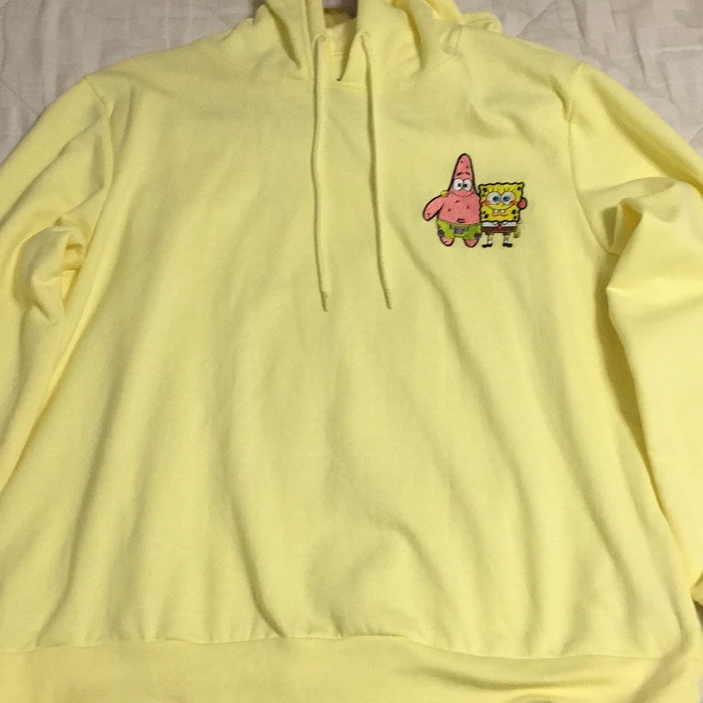 BNWT Sponge Bob Yellow Hoodie!!